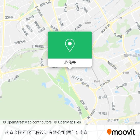 南京金陵石化工程设计有限公司(西门)地图