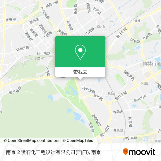 南京金陵石化工程设计有限公司(西门)地图
