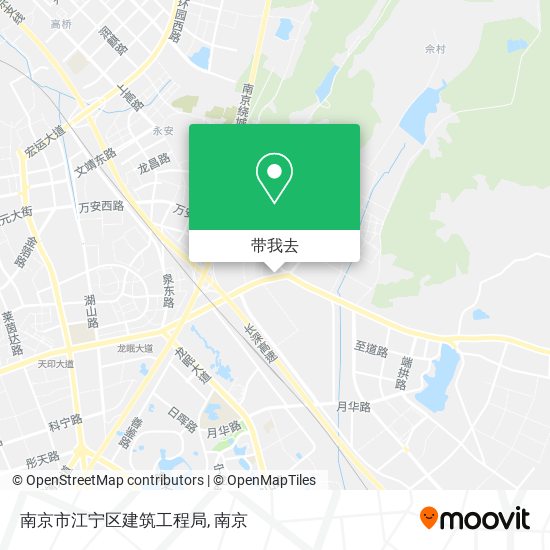 南京市江宁区建筑工程局地图