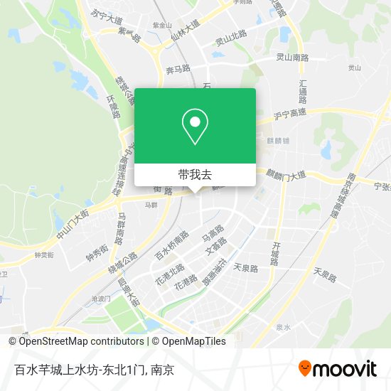百水芊城上水坊-东北1门地图