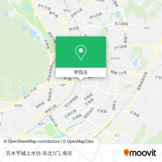 百水芊城上水坊-东北1门地图