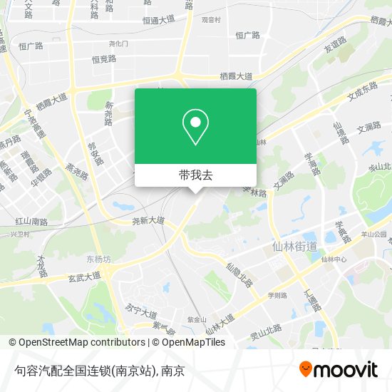 句容汽配全国连锁(南京站)地图