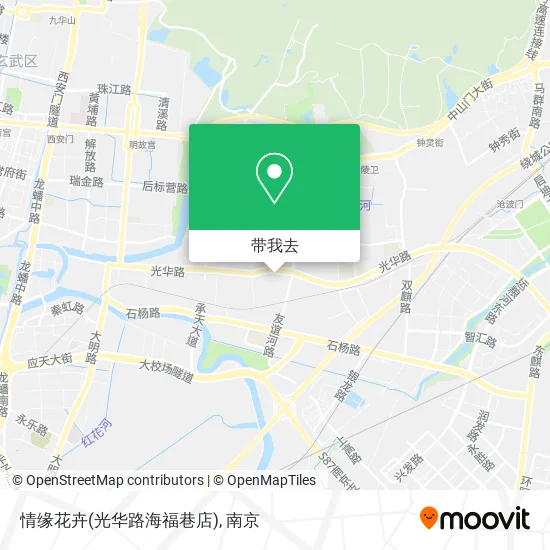 情缘花卉(光华路海福巷店)地图