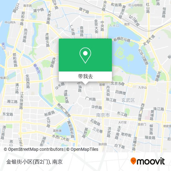 金银街小区(西2门)地图