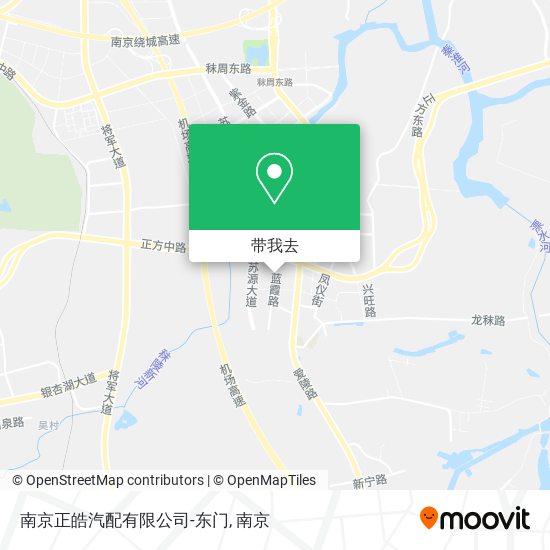 南京正皓汽配有限公司-东门地图