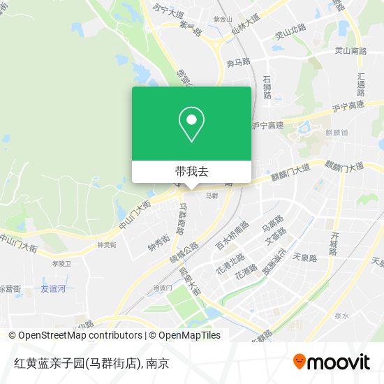 红黄蓝亲子园(马群街店)地图