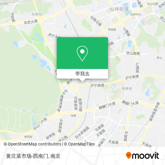 黄庄菜市场-西南门地图