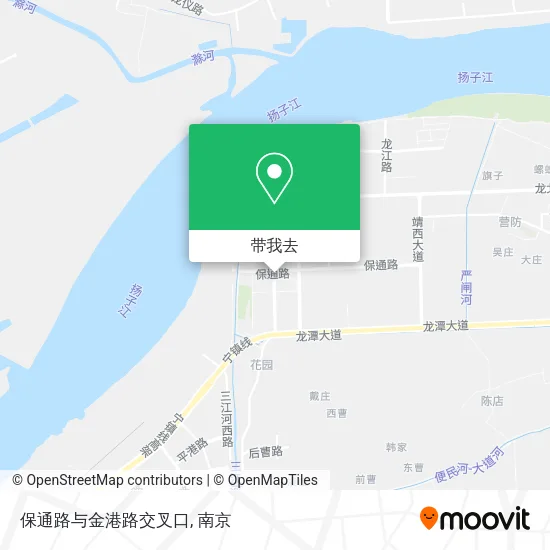 保通路与金港路交叉口地图