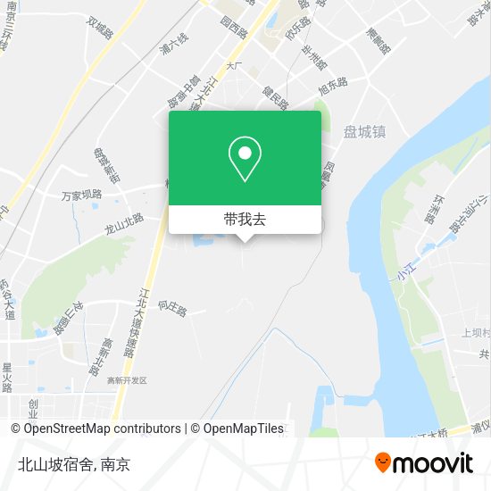 北山坡宿舍地图