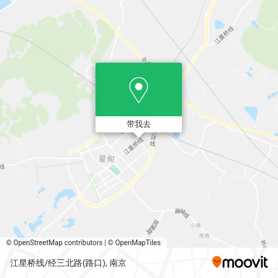 江星桥线/经三北路(路口)地图