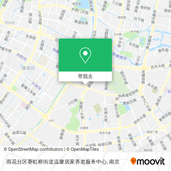 雨花台区赛虹桥街道温馨居家养老服务中心地图