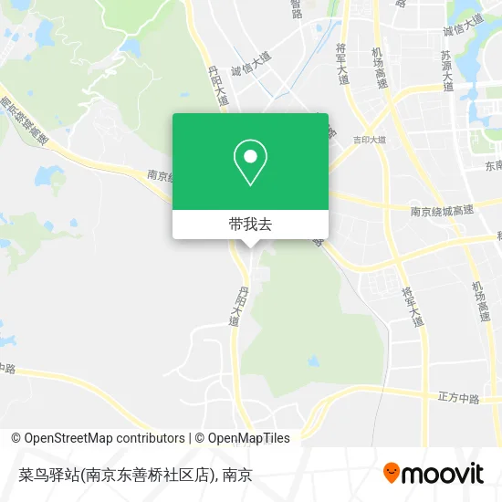 菜鸟驿站(南京东善桥社区店)地图