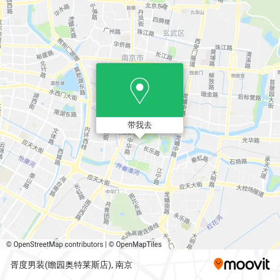 胥度男装(瞻园奥特莱斯店)地图