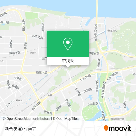 新合友谊路地图