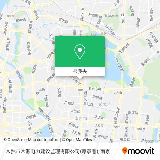 常熟市常源电力建设监理有限公司(厚载巷)地图