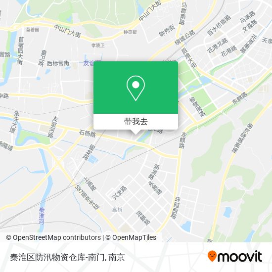 秦淮区防汛物资仓库-南门地图