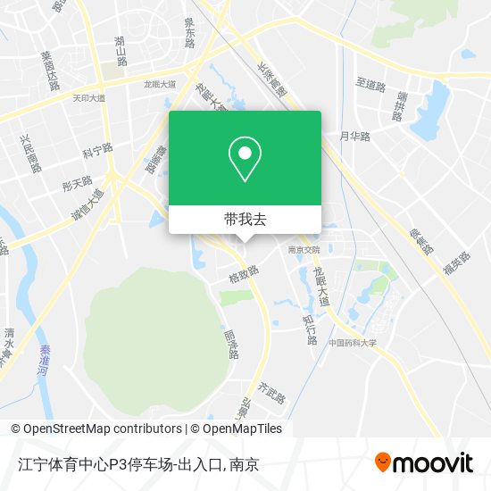 江宁体育中心P3停车场-出入口地图