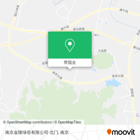 南京金陵绿谷有限公司-北门地图