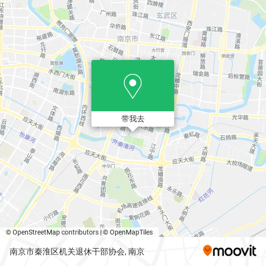 南京市秦淮区机关退休干部协会地图