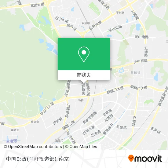 中国邮政(马群投递部)地图
