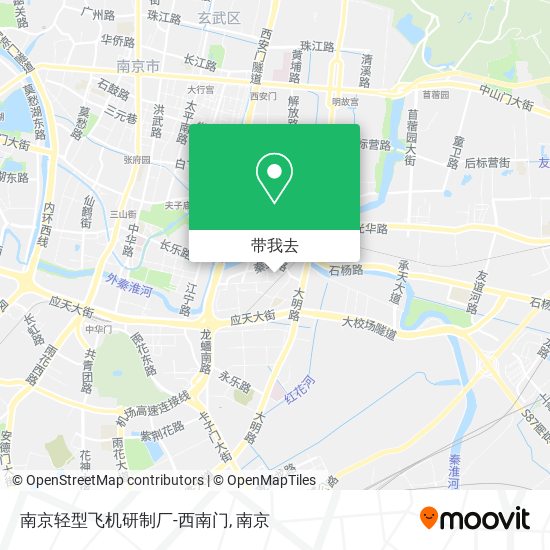 南京轻型飞机研制厂-西南门地图