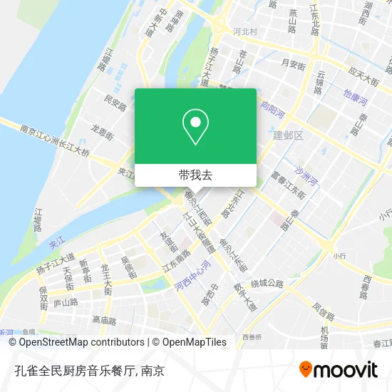 孔雀全民厨房音乐餐厅地图