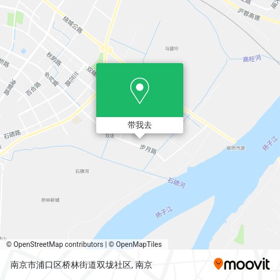 南京市浦口区桥林街道双垅社区地图