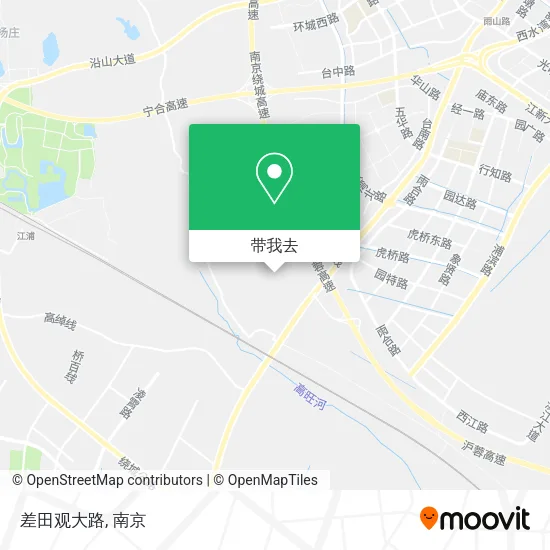 差田观大路地图