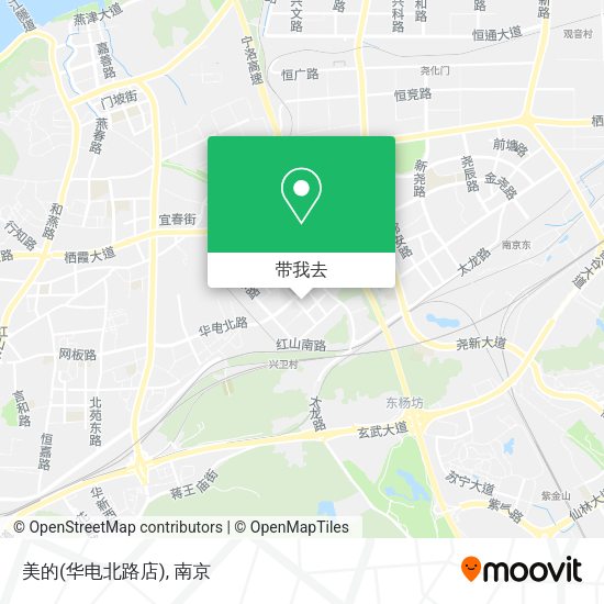 美的(华电北路店)地图
