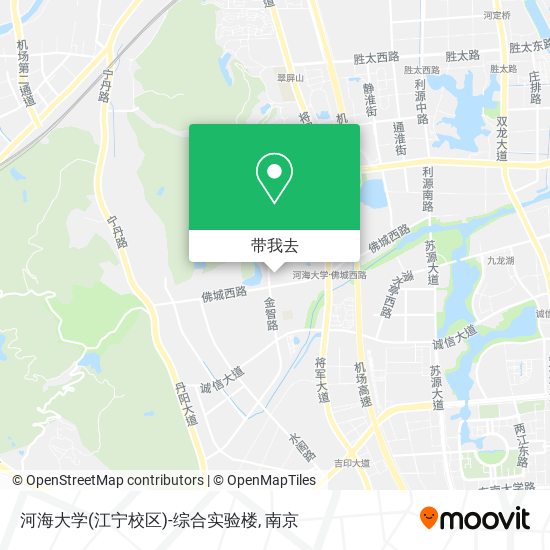 河海大学(江宁校区)-综合实验楼地图