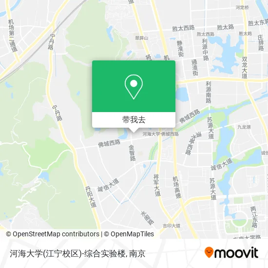 河海大学(江宁校区)-综合实验楼地图
