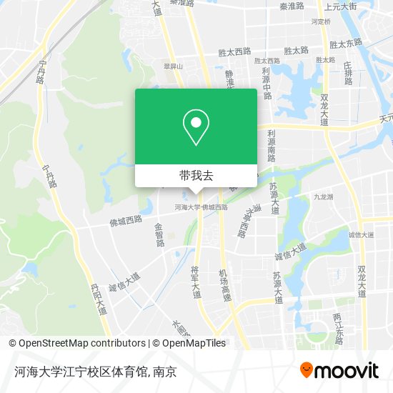 河海大学江宁校区体育馆地图