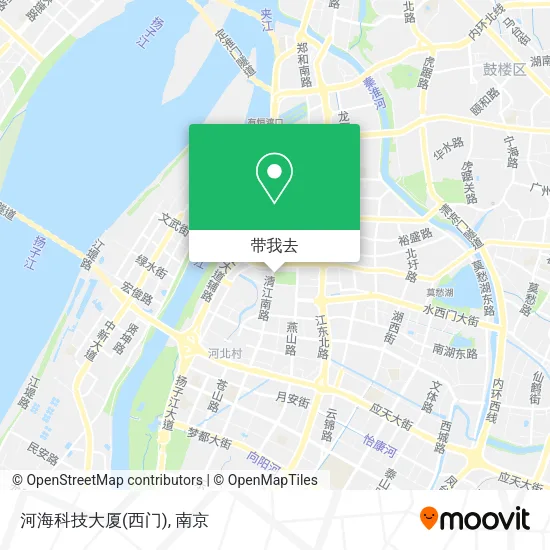 河海科技大厦(西门)地图