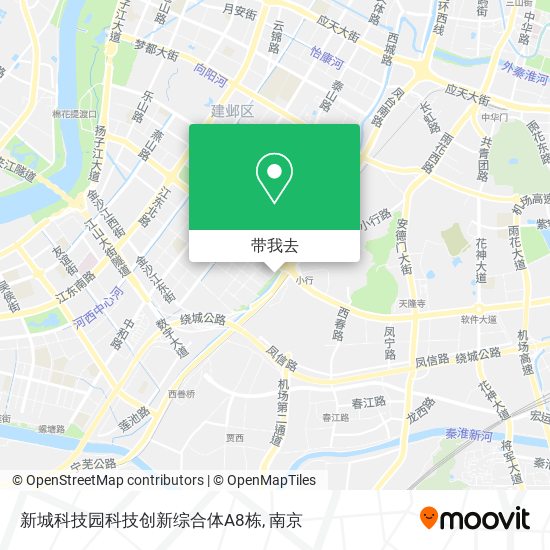 新城科技园科技创新综合体A8栋地图