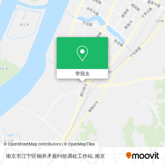 南京市江宁区铜井矛盾纠纷调处工作站地图