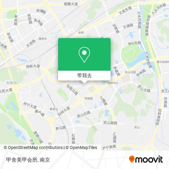 甲舍美甲会所地图