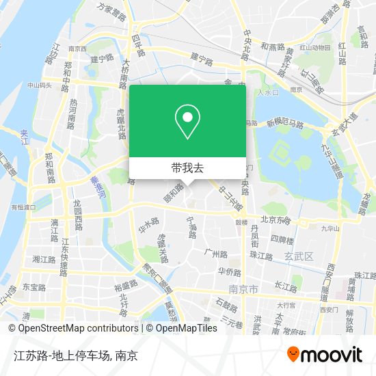 江苏路-地上停车场地图