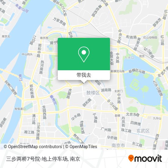 三步两桥7号院-地上停车场地图