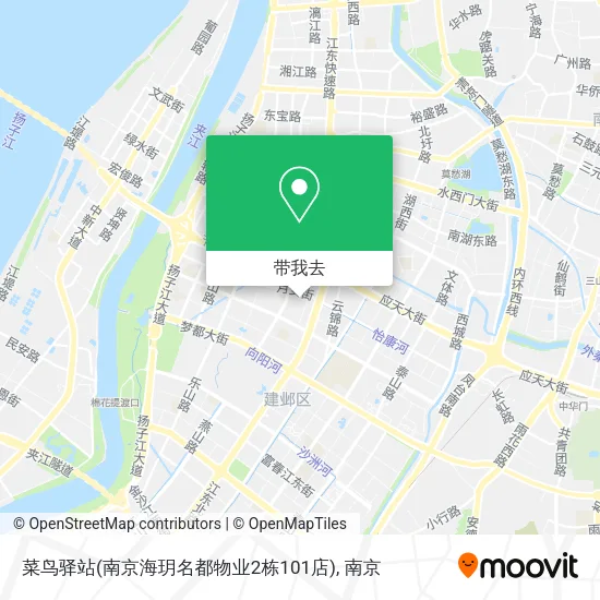 菜鸟驿站(南京海玥名都物业2栋101店)地图