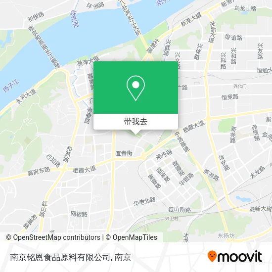 南京铭恩食品原料有限公司地图