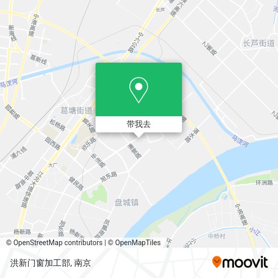洪新门窗加工部地图
