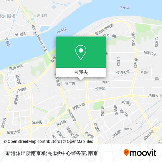 新港派出所南京粮油批发中心警务室地图