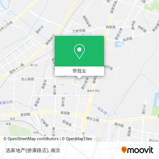 选家地产(侨康路店)地图