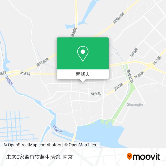 未来E家窗帘软装生活馆地图