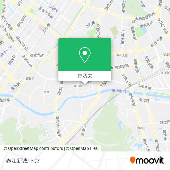 春江新城地图