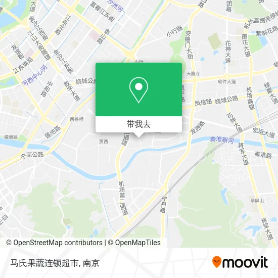 马氏果蔬连锁超市地图