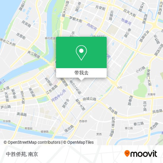 中胜侨苑地图