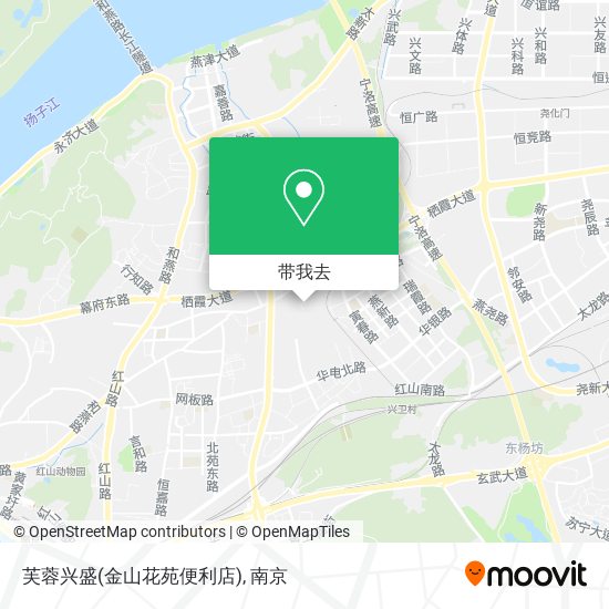 芙蓉兴盛(金山花苑便利店)地图