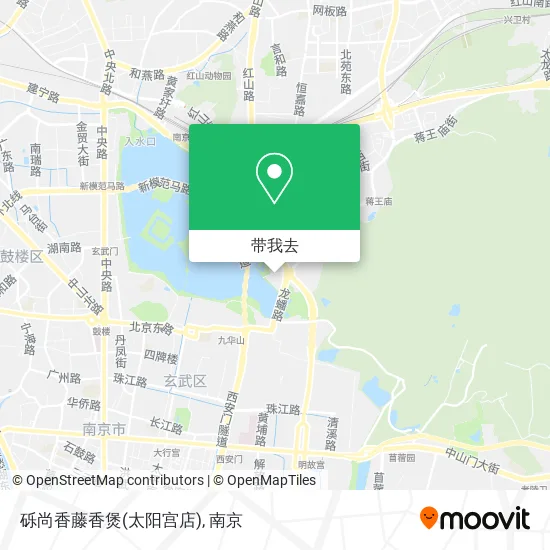 砾尚香藤香煲(太阳宫店)地图