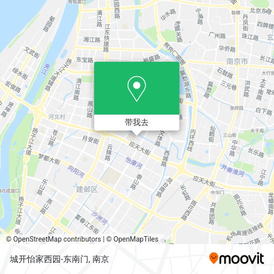 城开怡家西园-东南门地图